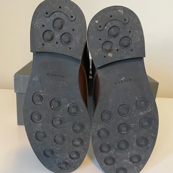 Nisolo Amalia All-Weather lace-up leather ankle boot in brown size 6.5 - Picture 7 of 12